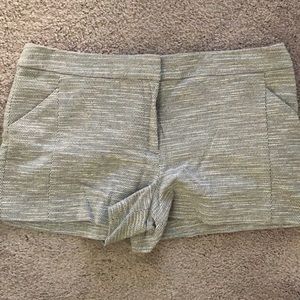 Loft grey woven shorts